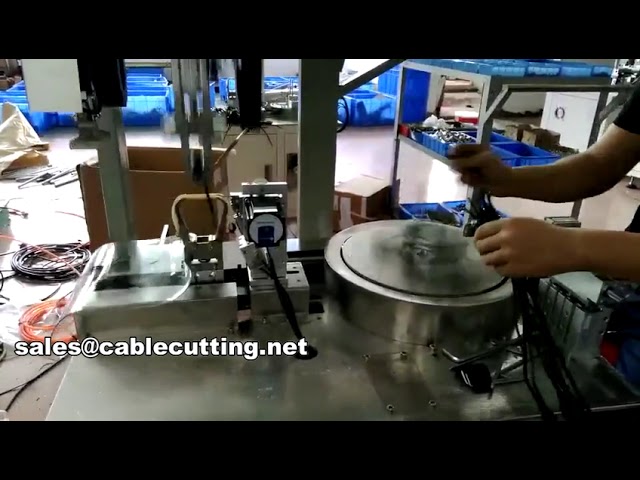 Máquina automática de enrollado y atado de cables para cables de alimentación y DC | WPM-81M