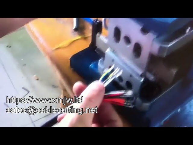 Máquina peladora y trenzadora manual 3FN para 5 cables multicore | Procesamiento eficiente
