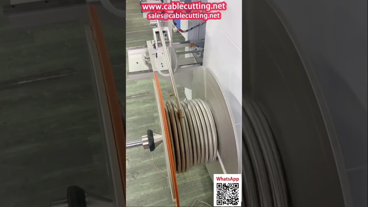 Máquina de bobinado de manguera metálica para baño con contador de metros