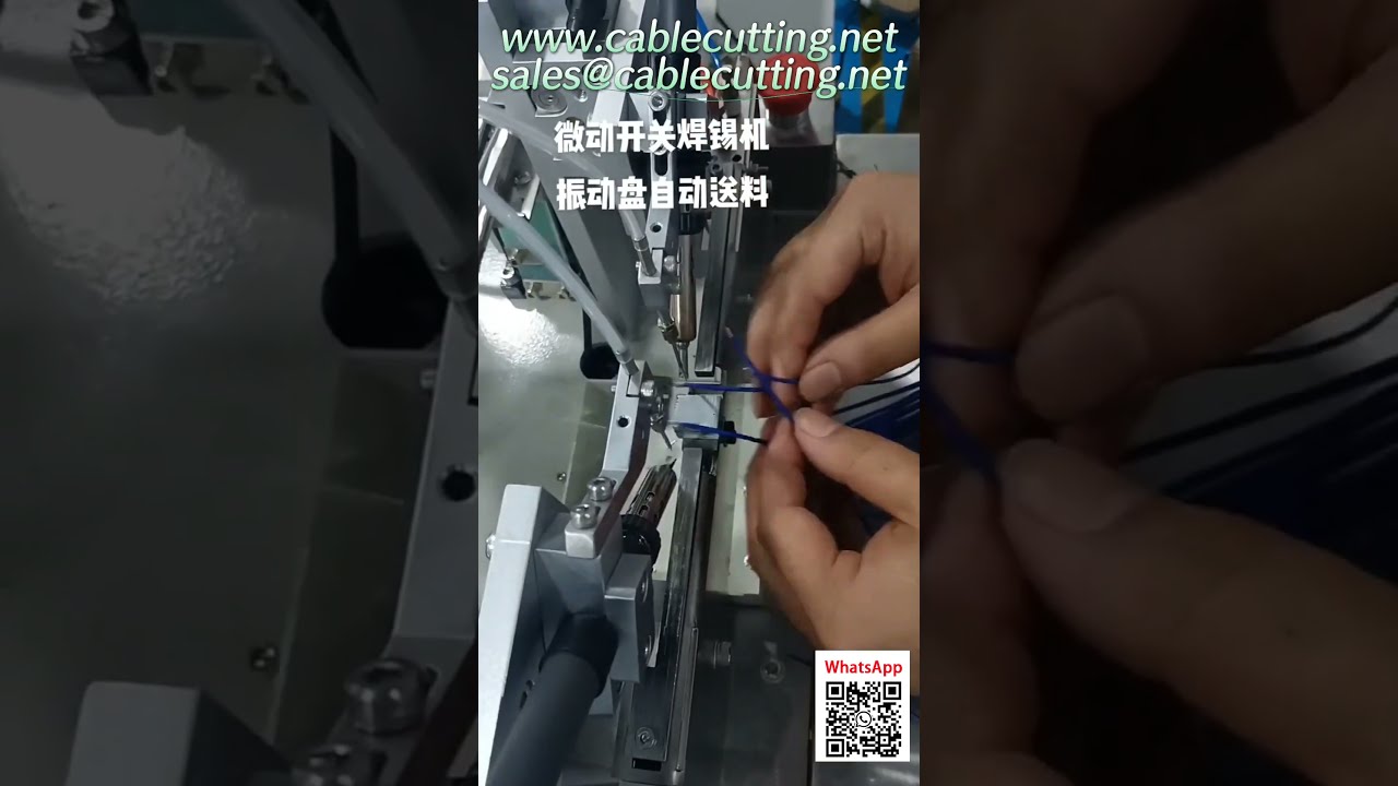 Máquina de soldadura de microinterruptores con alimentador vibratorio - Lista para usar y eficiente