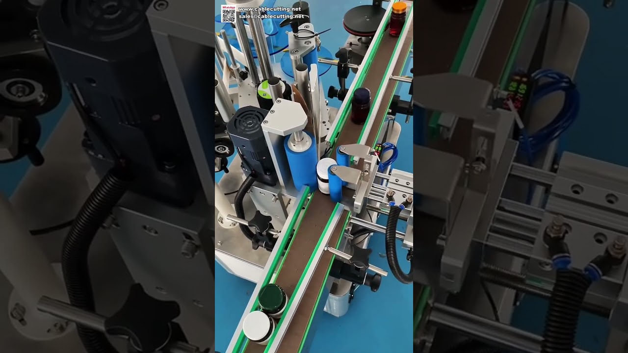 Máquina Etiquetadora Automática para Botellas Redondas | Aplicador de Etiquetas Fiable para Químicos de Uso Diario