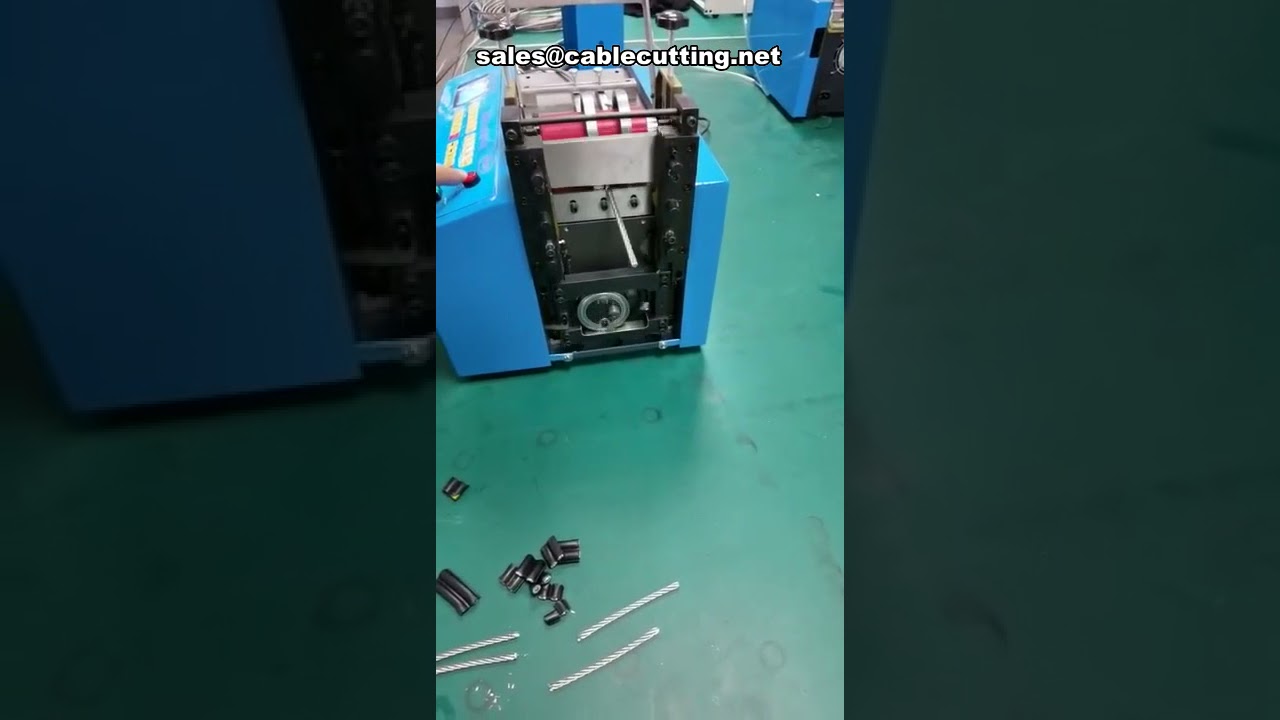 Corte preciso: máquina corta cable de acero de 6 mm