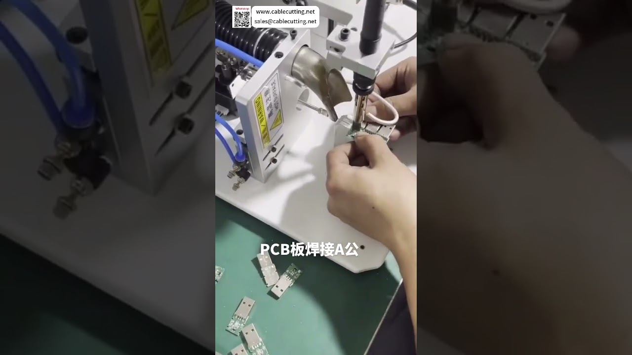 Máquina Automática de Soldadura de Cables: Alta Eficiencia para PCB y Cables Electrónicos