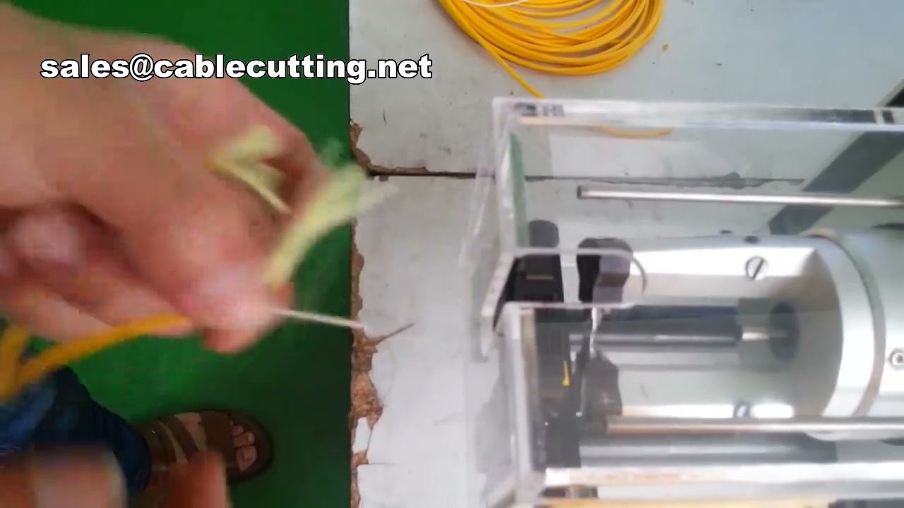 Máquina de Pelado y Fabricación de Cable Coaxial Micro - Alta Precisión Automatizada