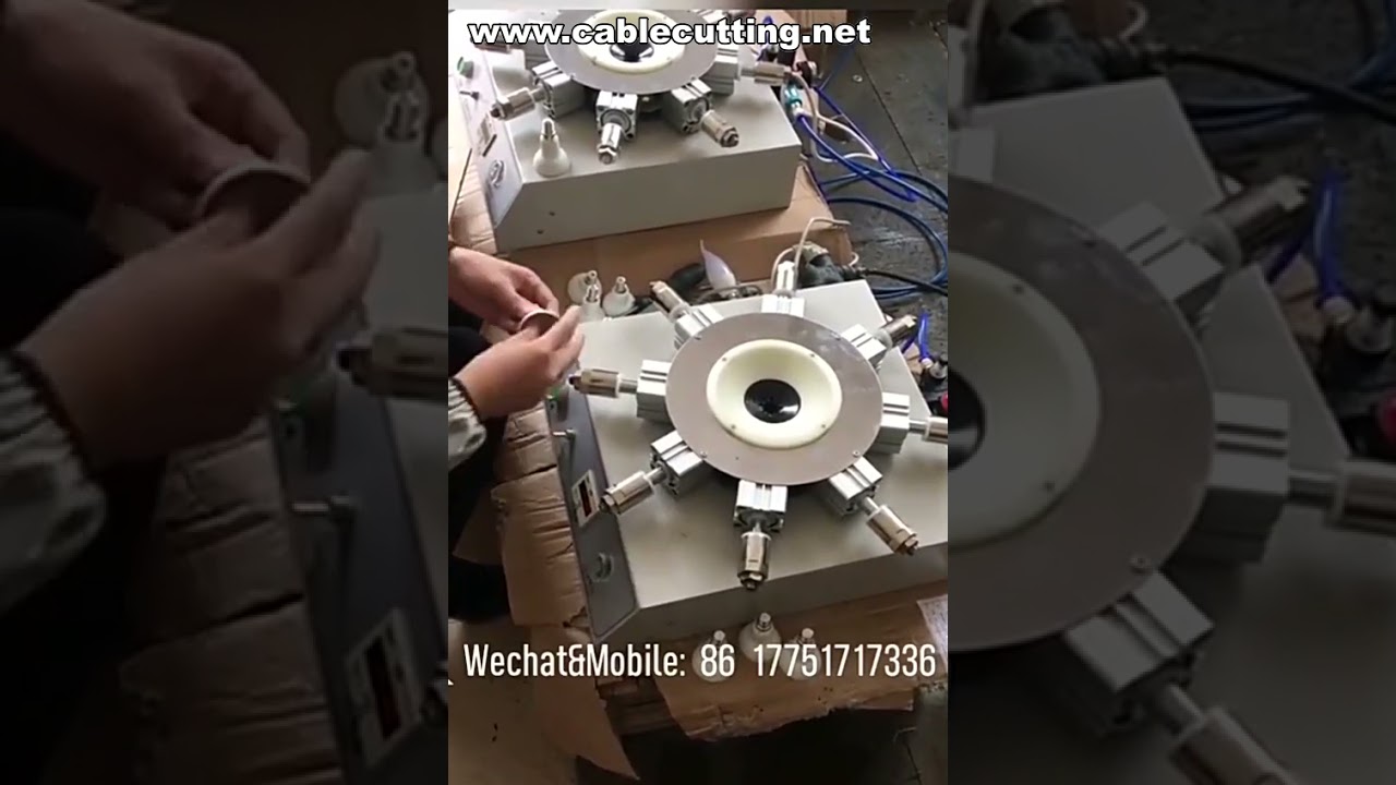 Máquina de Bloqueo de Cabezal de Bombilla LED + Alicates de Crimpado para Base de Lámpara | Ensamblaje LED Automatizado