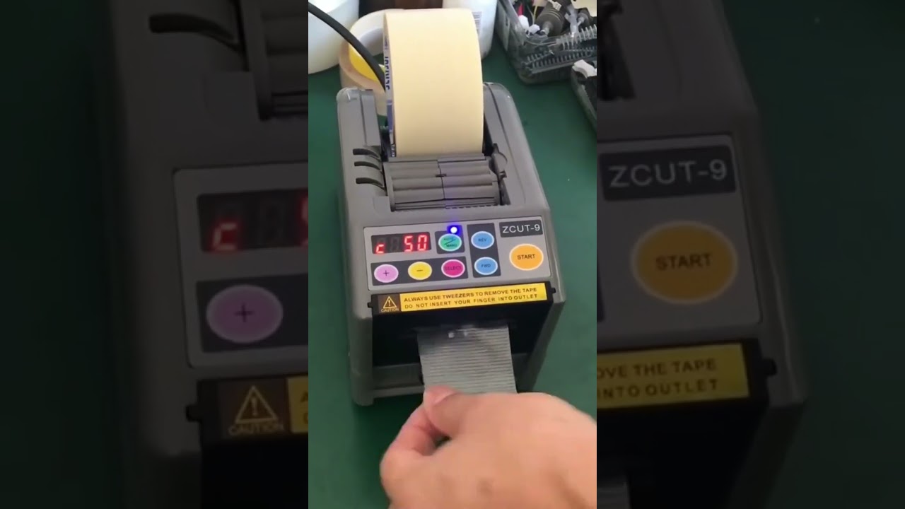 Fully Automatic Adhesive Tape Cutting Machine Equipment Function #factory #machine