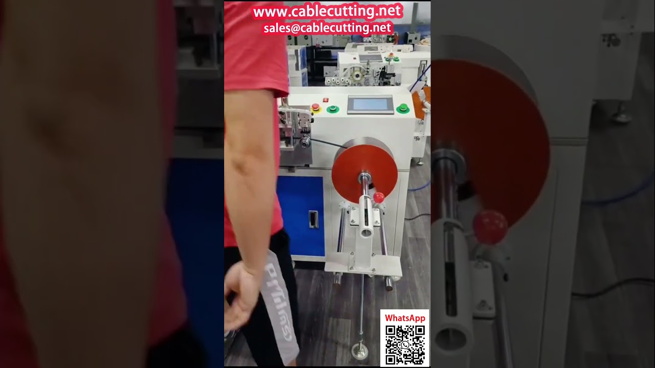 Máquina de rebobinado automático de precisión con contador para bobinas grandes y pequeñas