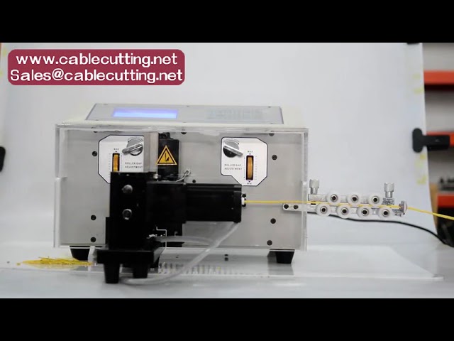 6mm2 double wire type cutting stripping and twisting machine, stripping and twister machine