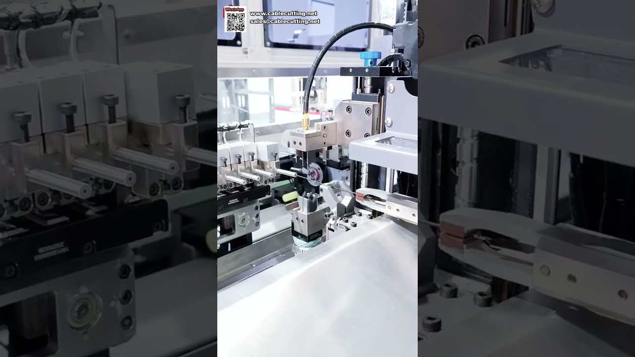 Máquina Automática de Crimpado e Inserción de Conectores Todo en Uno