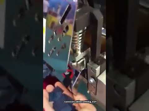 Máquina automática de corte de cintas, cinchas y webbing | Cortadora de alta velocidad