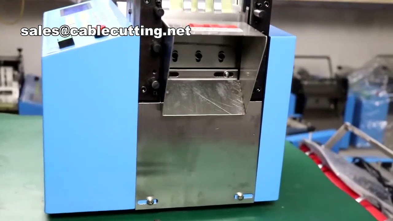 Máquina cortadora de cables y alambres | Cortadora industrial de cuerdas