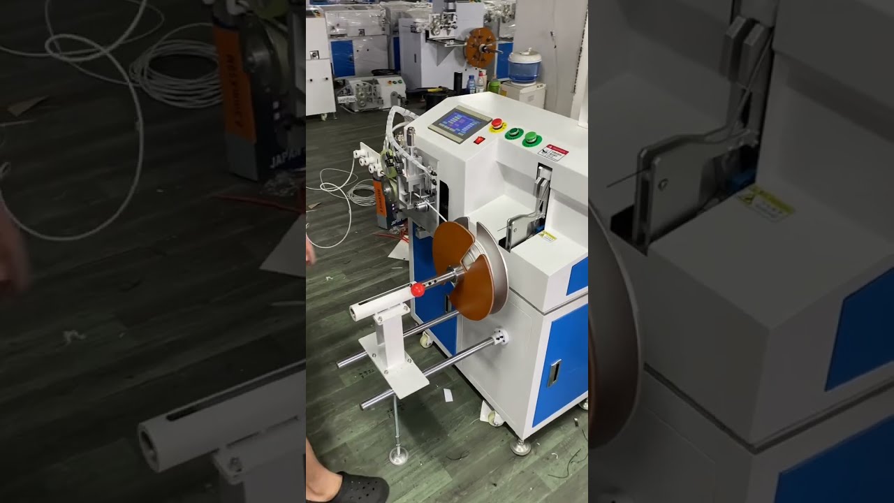 Máquina Automática de Medición, Recorrido, Corte, Bobinado y Atado de Cables Todo en Uno (1mm-15mm)