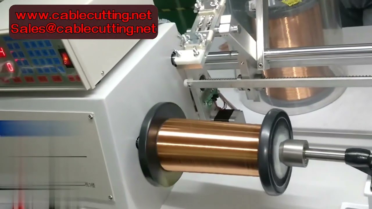 Máquina bobinadora CNC 813 750W para cables de 0.1 a 2.5 mm, enrolladora para transformadores de nueva energía