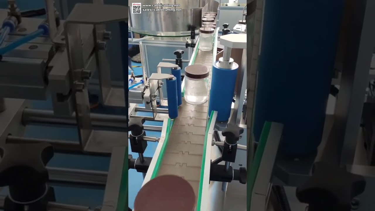 Máquina Etiquetadora Automática para Botellas Redondas | Aplicador de Etiquetas de Alta Calidad
