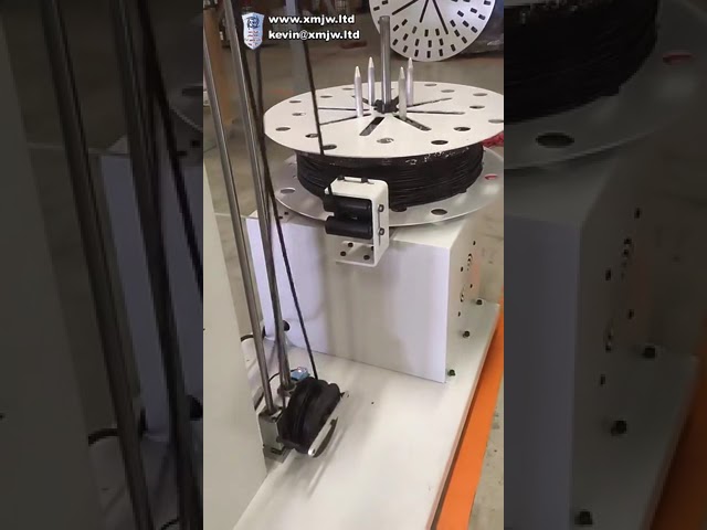 Máquina automática de corte, pelado y crimpado de terminales con alimentador y desenrollador