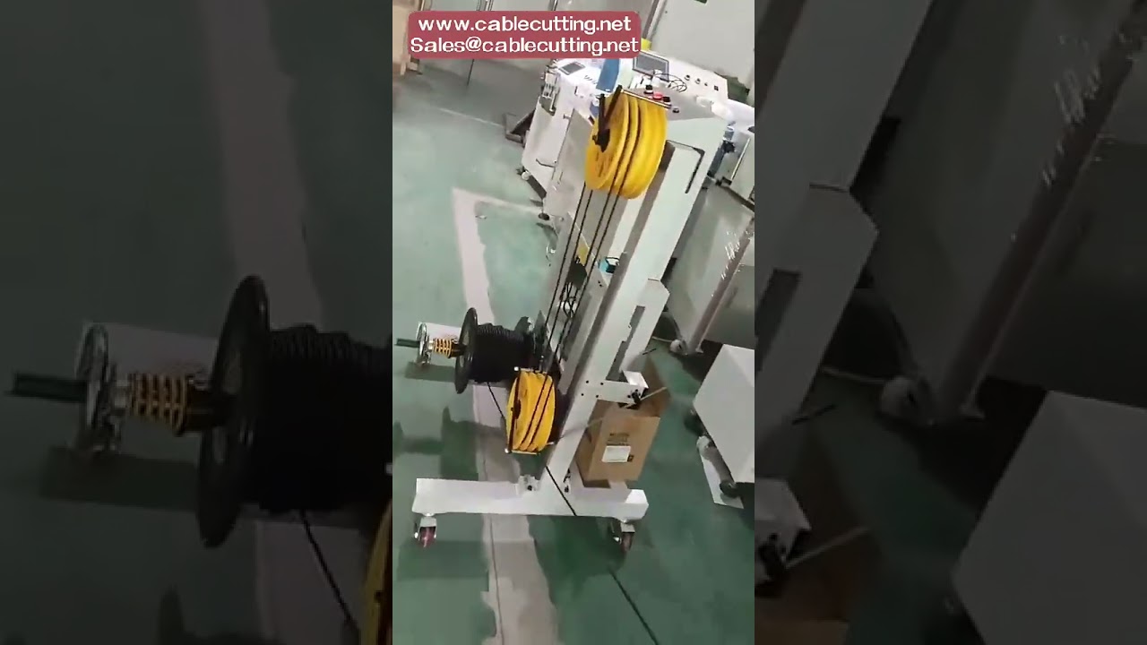 Máquina Contadora de Metros de Cable, Cortadora y Enrolladora de Alambre | Enrolladora Industrial