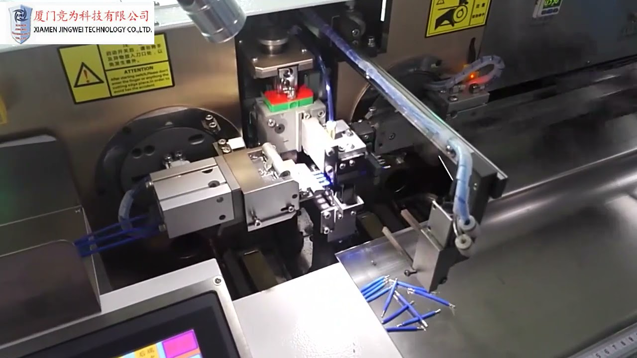 Máquina Automática de Corte, Pelado, Trenzado y Estañado de Cables