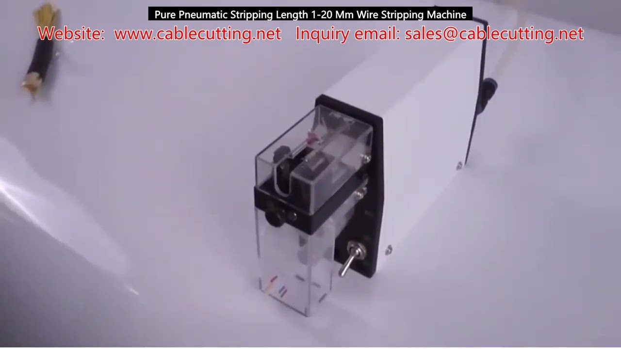 Máquina Pelacables Neumática | Longitud de Pelado 1-20 mm | Automatización Industrial