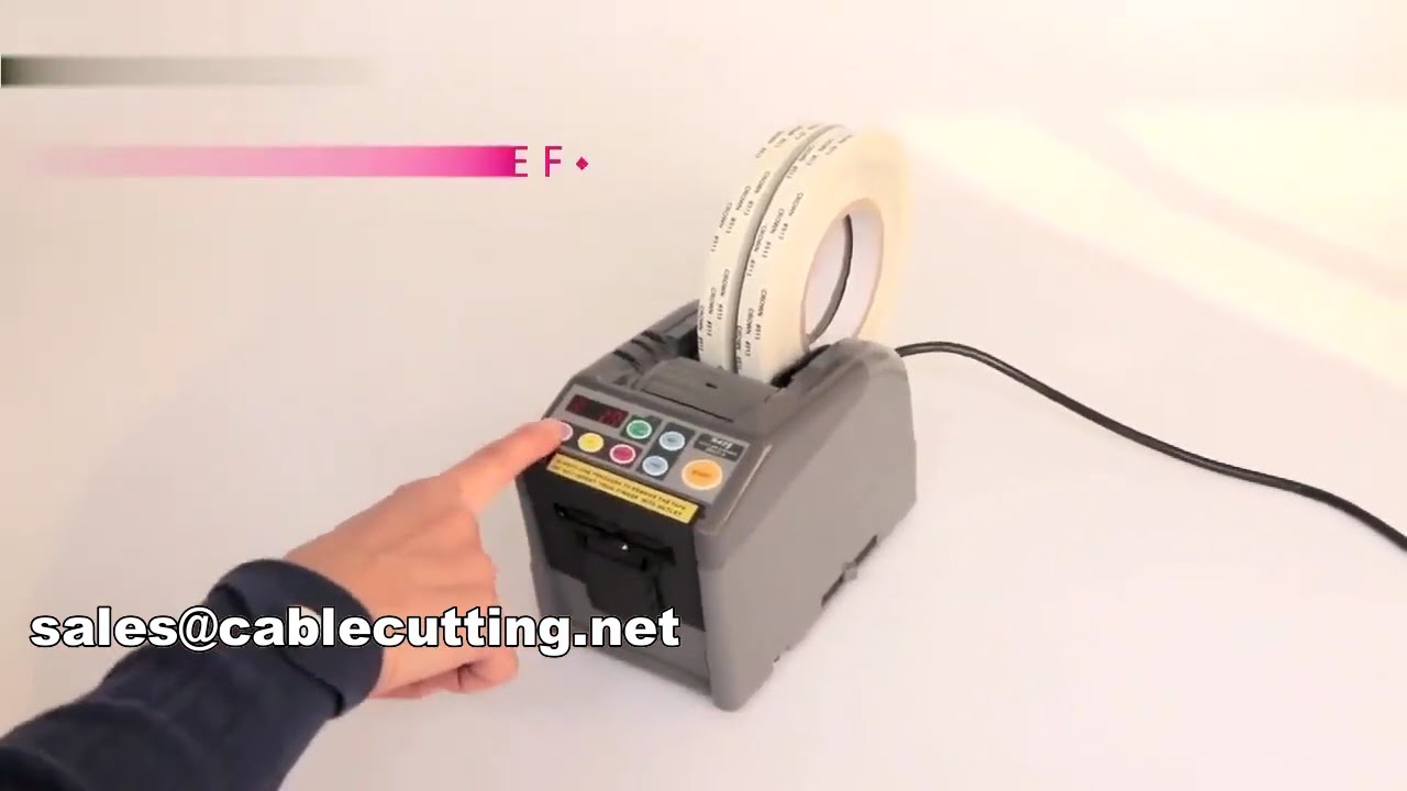 Dispensador Automático de Cinta ZCUT-9: Cortadora Adhesiva y No Adhesiva para Embalaje