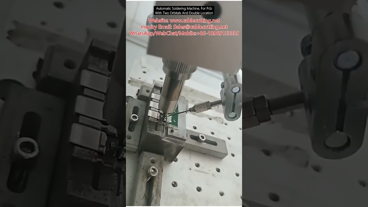 Máquina Automática de Soldadura para PCB con Doble Orbital y Doble Posicionamiento de Alta Precisión