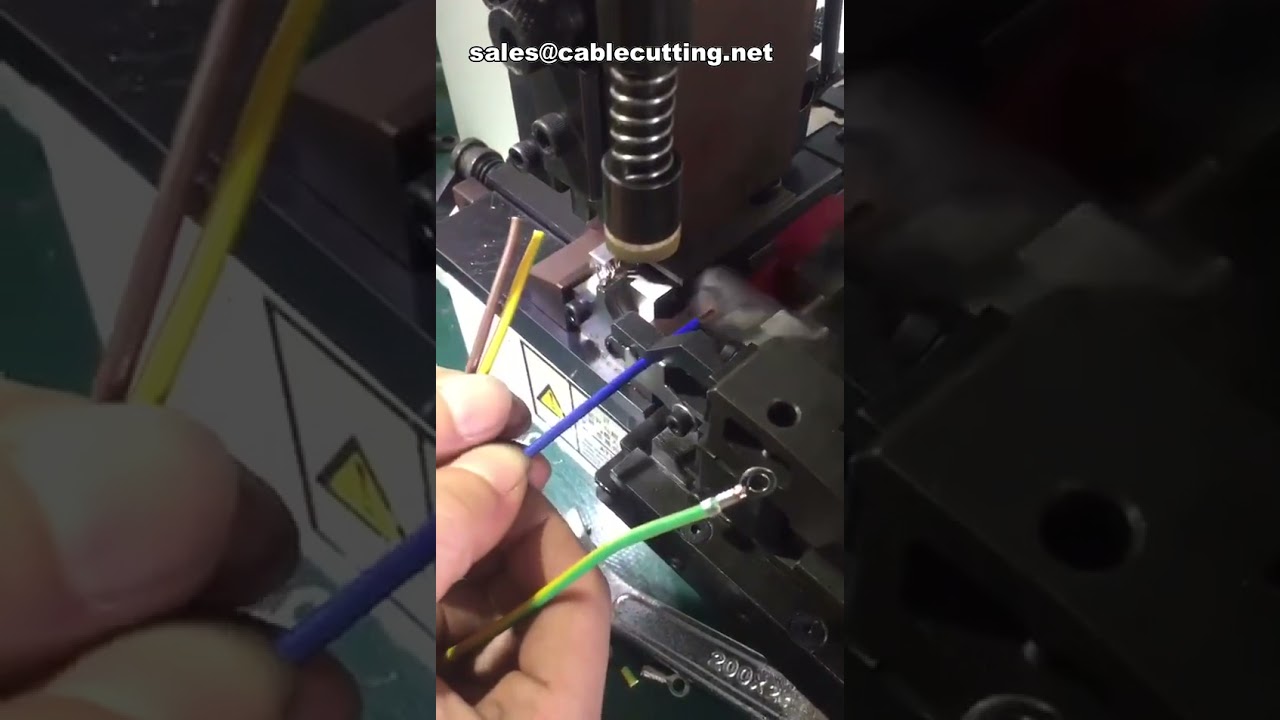 Máquina Manual de Pelado y Crimpado de Cables para Terminal Vertical | Herramienta Eléctrica