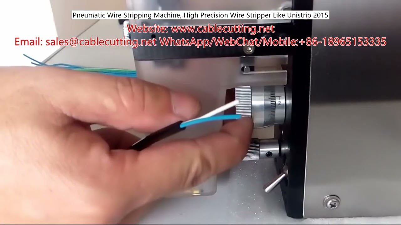 Máquina Pelacables Neumática de Alta Precisión para Automatización Industrial