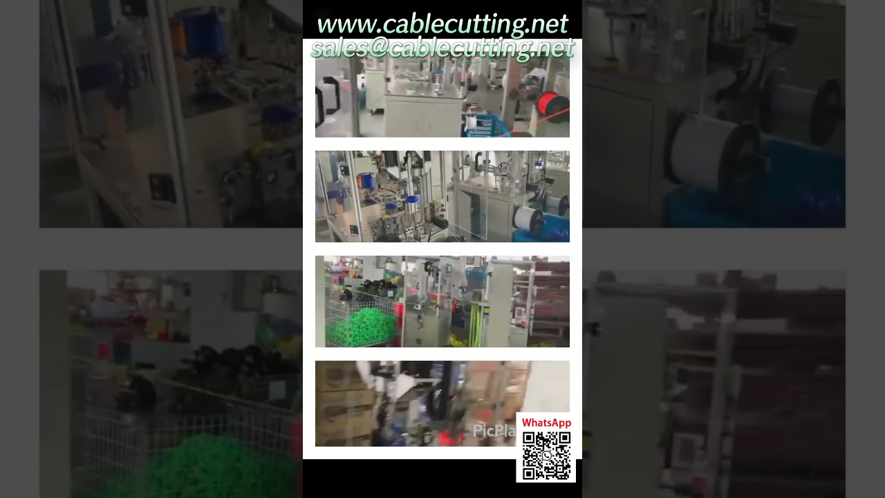 Automatic Bundling & Tying Machine for Hanging Card Trimmer Line