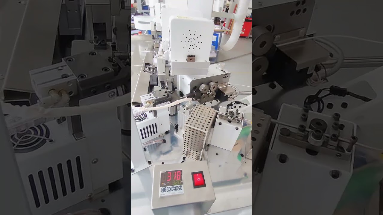 Fully Automatic Wire Harness Processing Equipment Tinning One End, Heat Shrink Tube on the Other