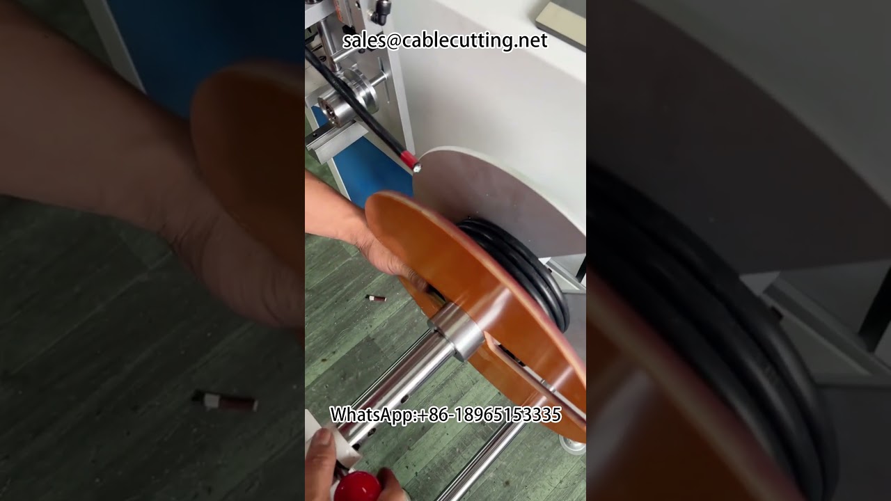 Máquina de alto rendimiento para contar, rebobinar y cortar cables de alimentación cuadrados de gran tamaño | División de rollos grandes en lotes pequeños