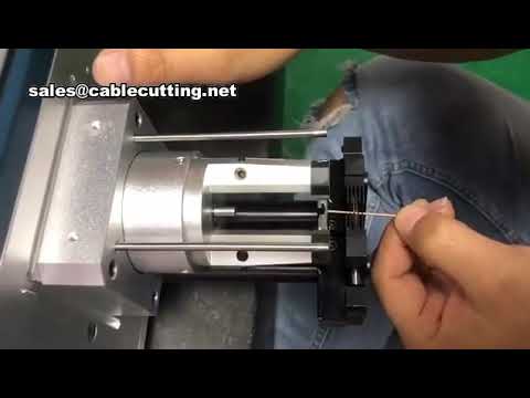 Máquina peladora de cable coaxial para cable Kablo RFKX - Video de prueba