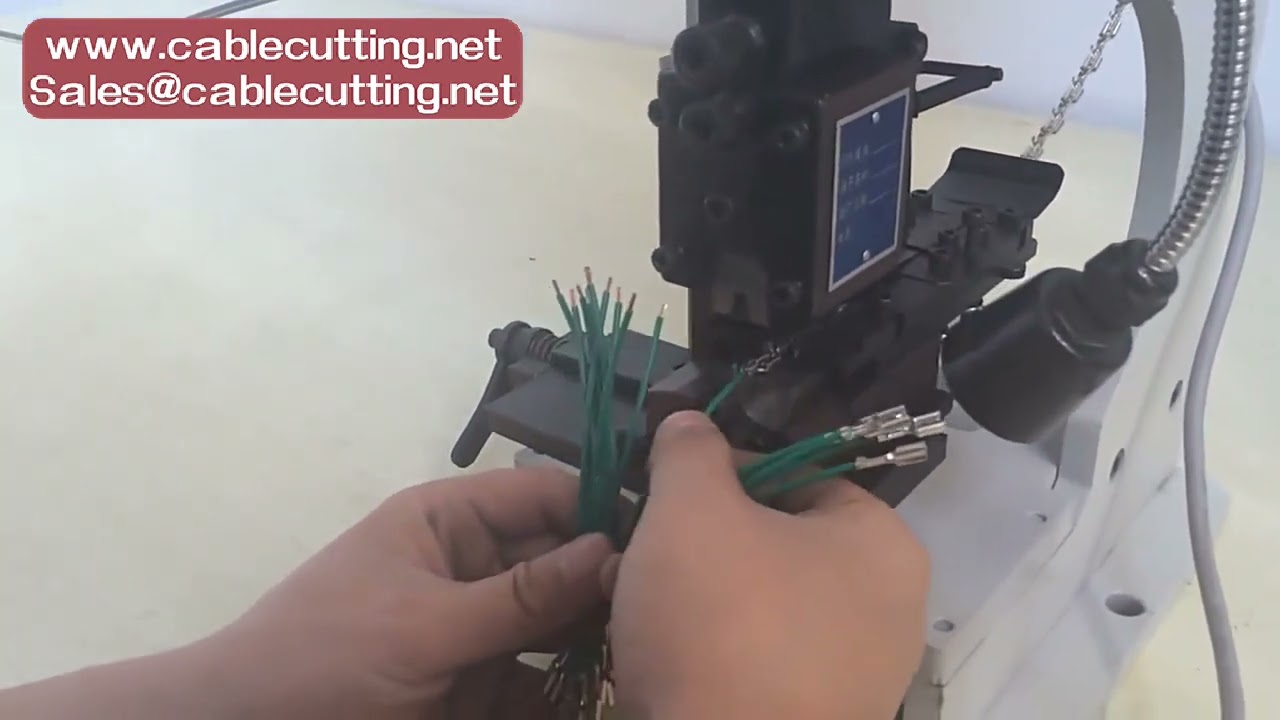 Máquina crimpadora de terminales automática 1.5T - Alta velocidad y bajo ruido