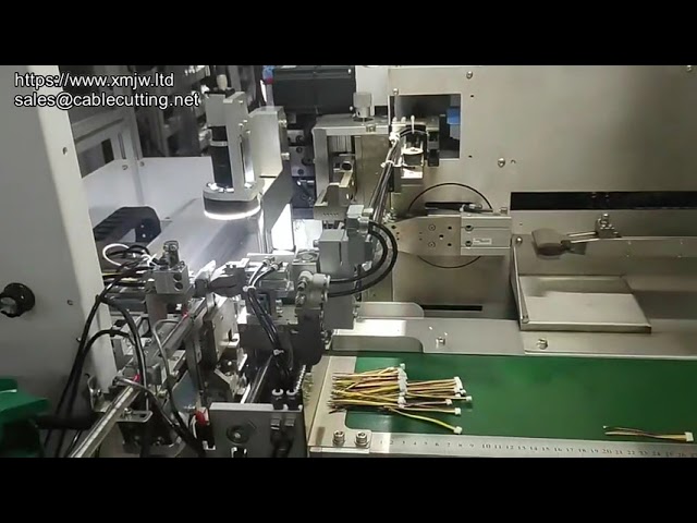 Máquina Automática de Inserción de Terminales y Crimpado de Cables de Doble Extremo – Full Automática