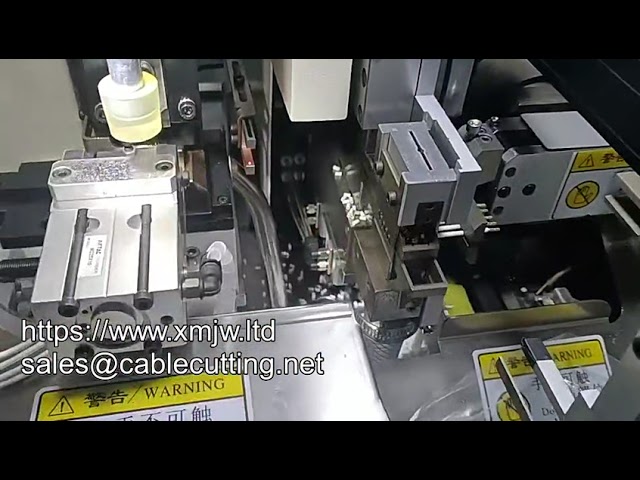 Máquina Automática de Estañado para Cinco Cables: Corte, Pelado, Trenzado y Estañado en Una Sola Cabeza