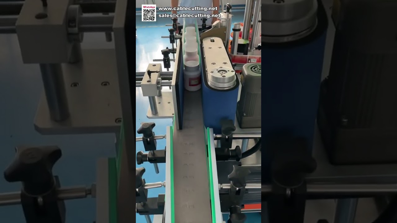 Máquina etiquetadora automática para botellas redondas: robusta, sencilla y duradera para fábrica