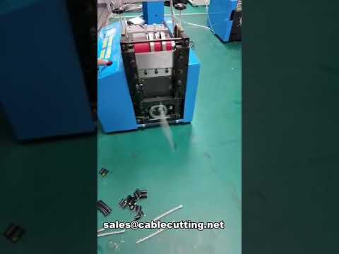 Máquina cortadora de cable de acero ZCUT-100S | Corte automático de precisión