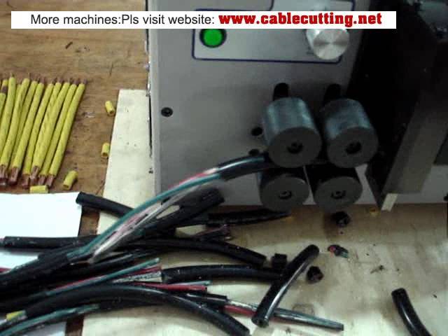 Máquina de corte y pelado de cables de alta resistencia para cabezales blindados hasta 15 mm