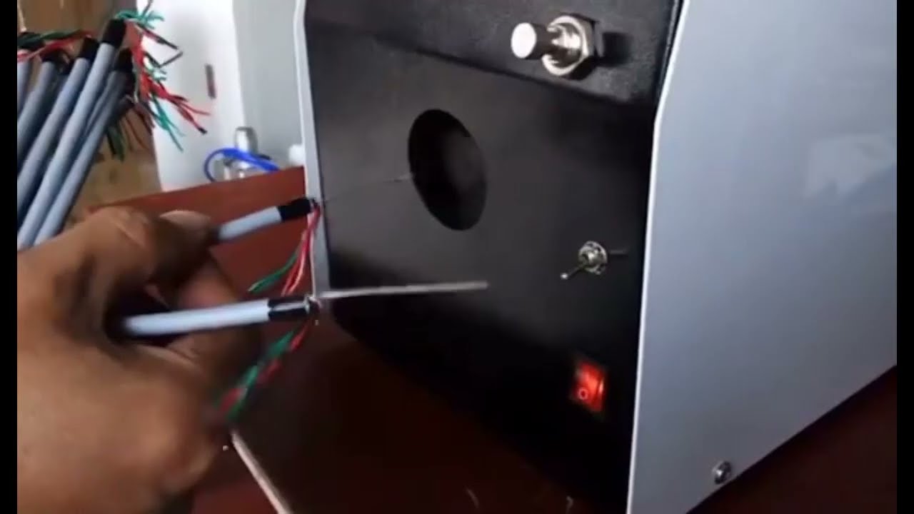 Máquina Semiautomática para Torcer Alambres | Bobinadora de Cables | Máquina de Torsión para Trenzado Blindado