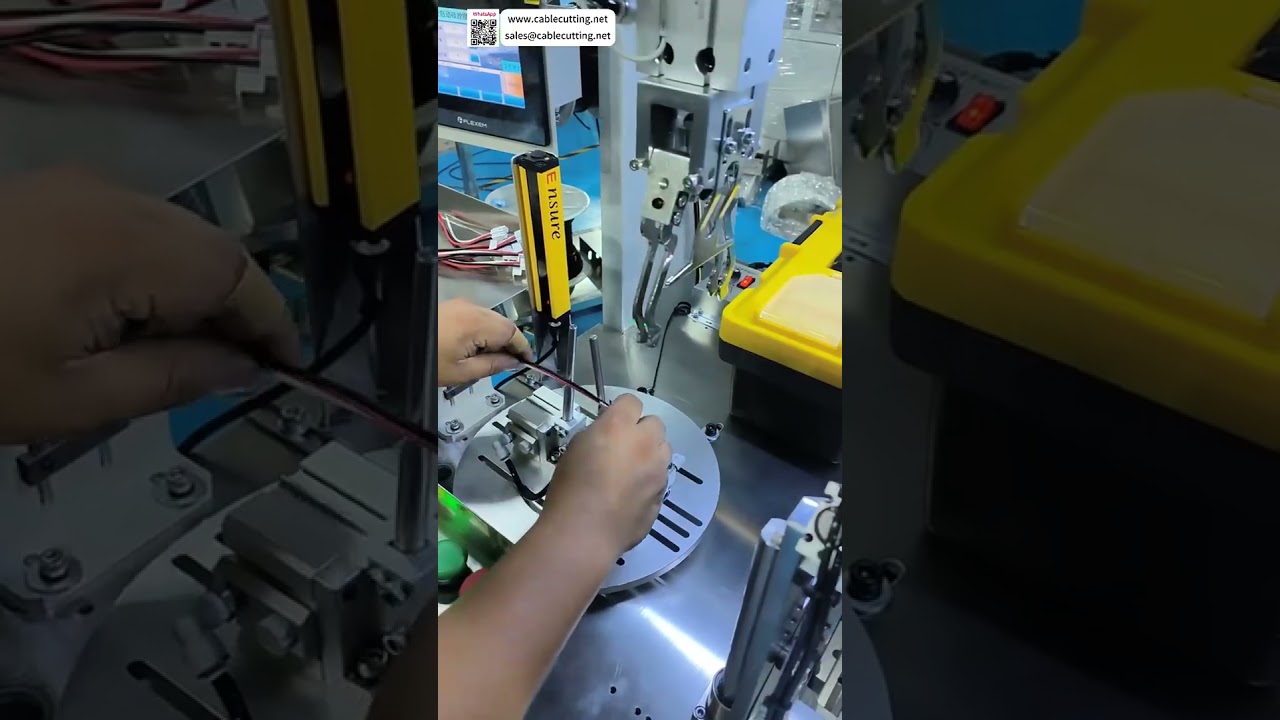 Máquina Automática de Atado de Cables e Inserción de Anillos de Silicona - Herramienta de Arnés de Alta Calidad - Shorts