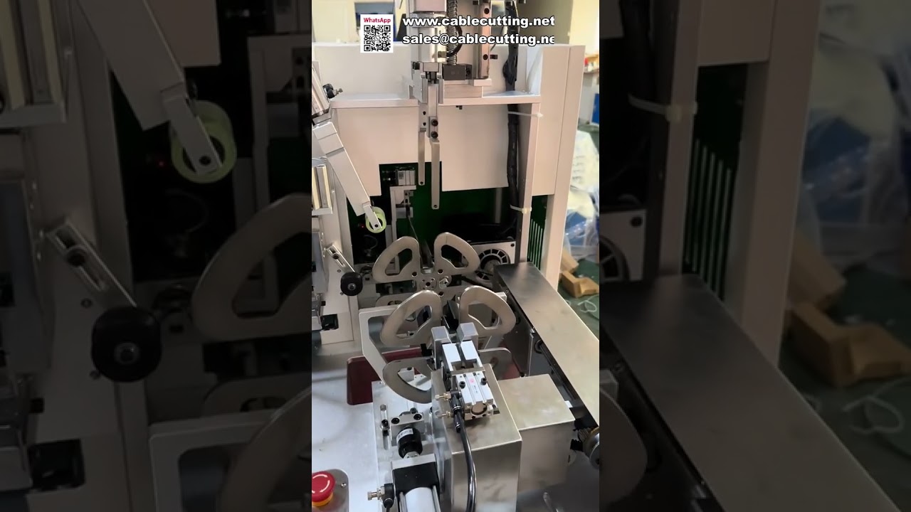 Máquina Automática de Conteo, Corte, Bobinado y Atado de Cables