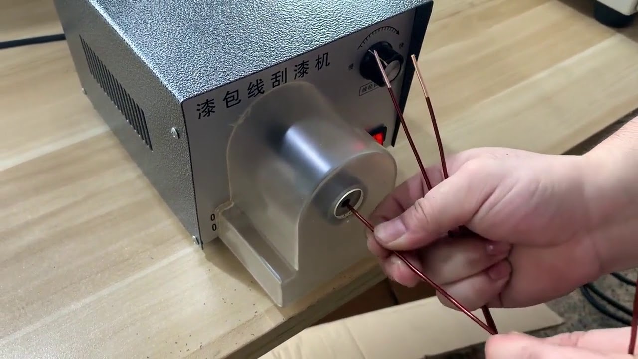 Máquina Peladora y Decapadora de Alambre de Cobre Esmaltado WPM 5505