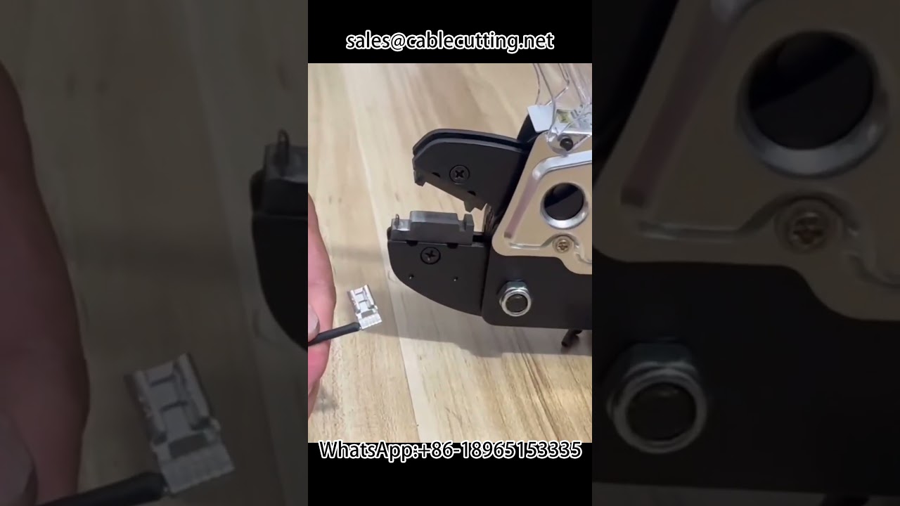 Máquina crimpadora de terminales perfilados – Moldes personalizados para automoción y bricolaje
