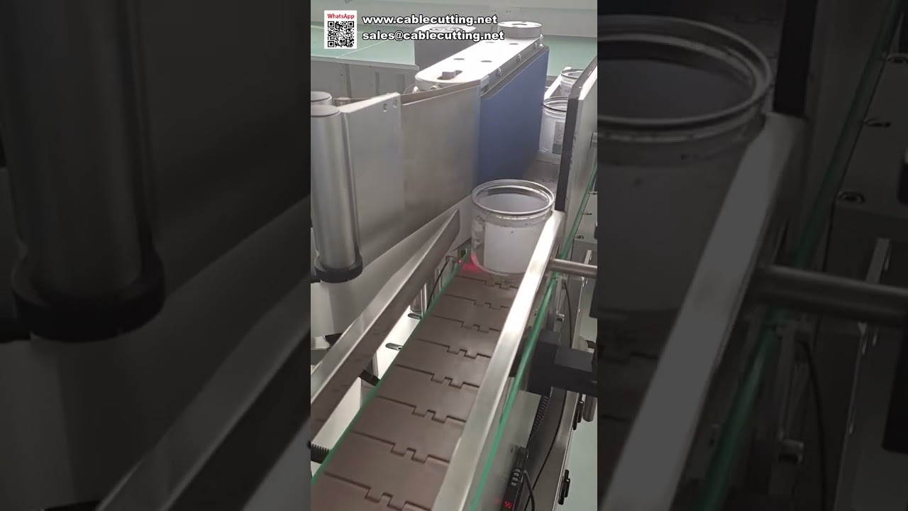 Máquina Etiquetadora Automática para Botellas Redondas – Aplicador de Etiquetas Eficiente para Línea de Producción