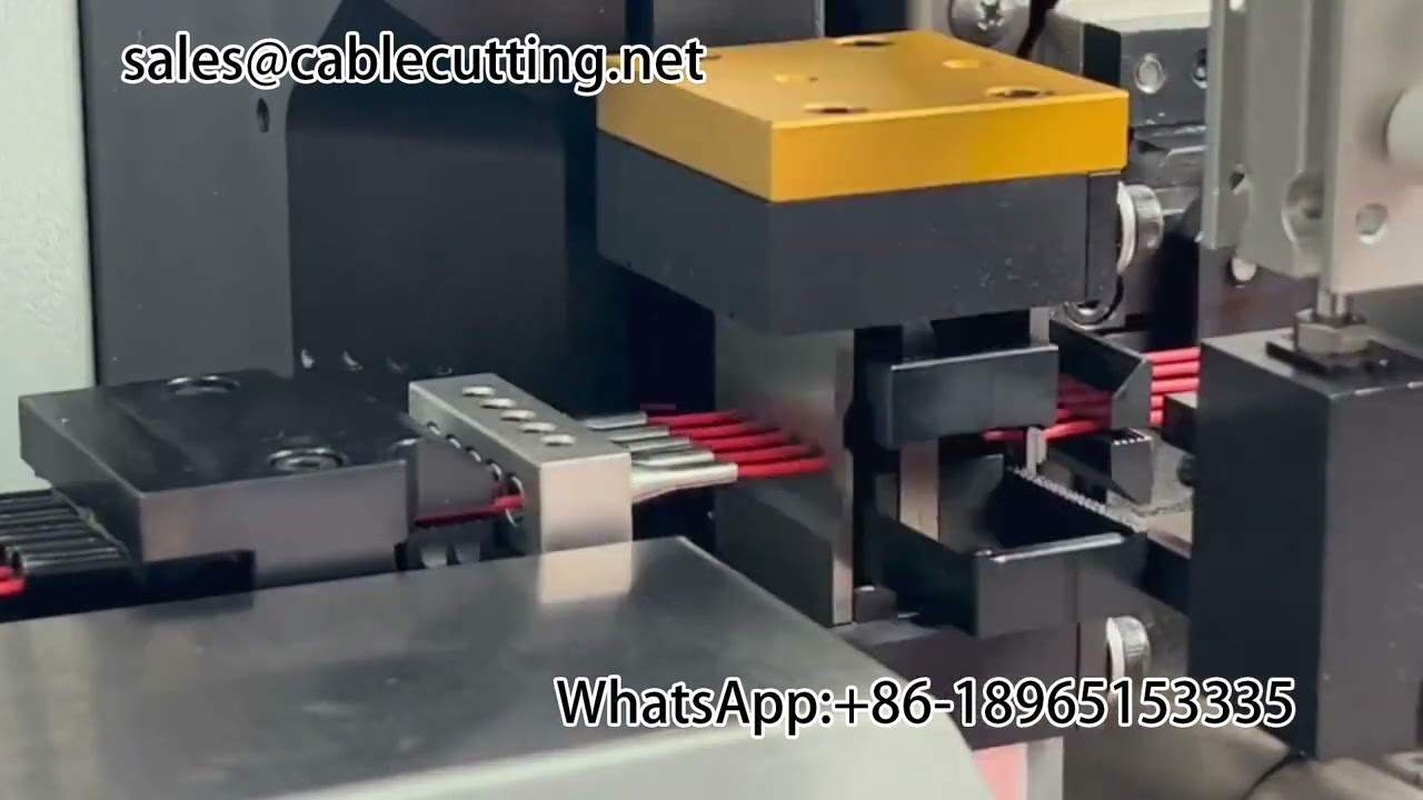 Máquina de estañado y pelado de 5 cables | Equipo para arneses y maquinaria industrial