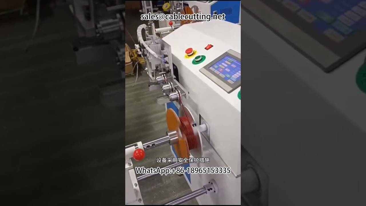 Máquina automática de conteo, clasificación, bobinado, corte y rebobinado de alambre | #bobinadora #arnéselectricos
