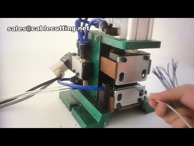 Máquina Peladora de Cables Neumática | Peladora de Cables Multiconductor | Equipo de Pelado Industrial