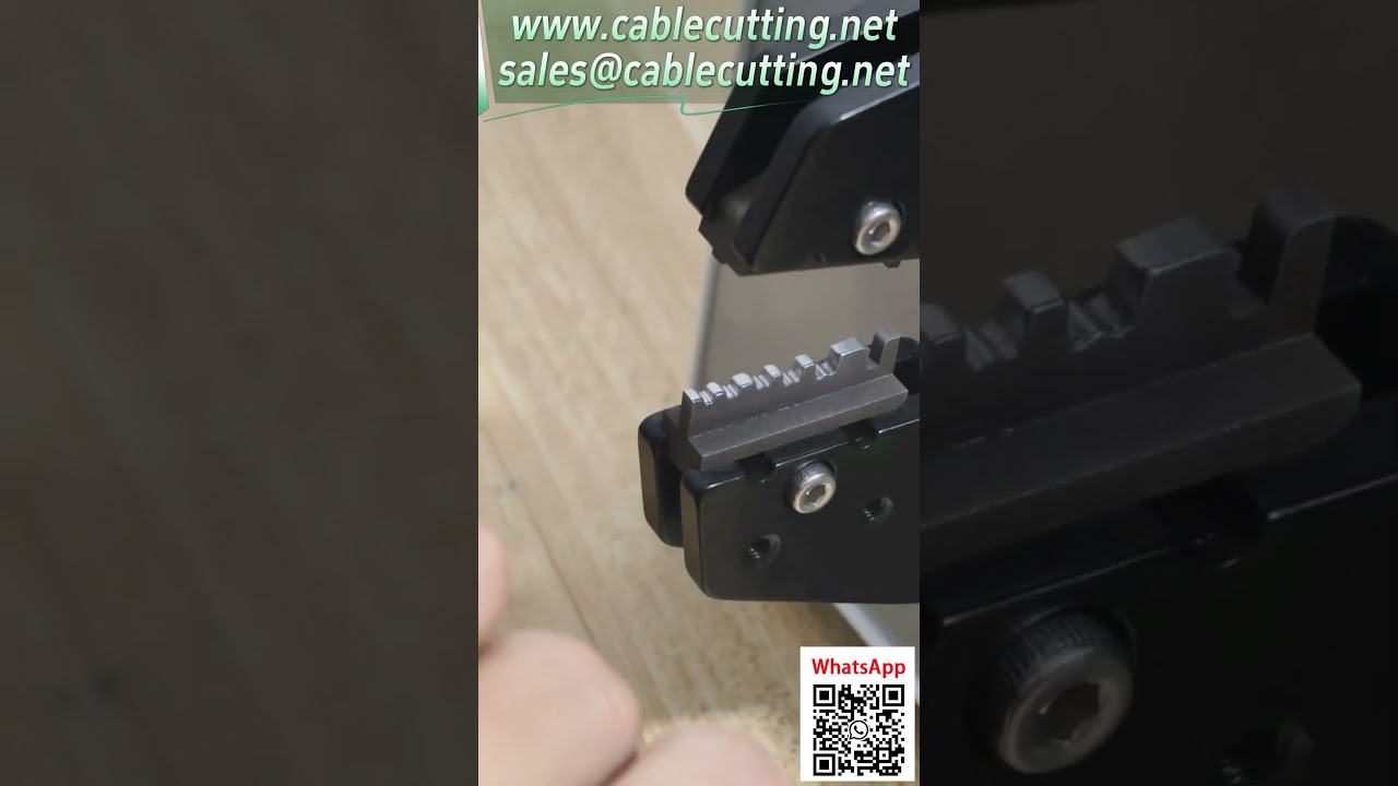 Máquina de crimpado de terminales eléctricos | Prueba de crimpado de clavijas de aviación #HerramientasIndustriales #EquiposDeAutomatización