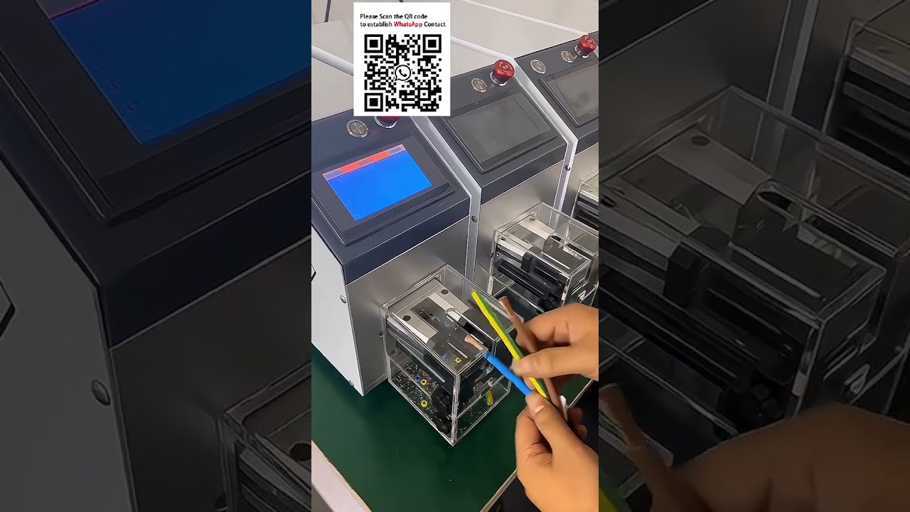 Máquina de Corte y Pelado de Cables por Inducción Eléctrica Pura #Peladora Activada por Sensor
