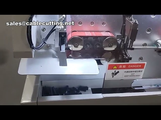 Máquina Pelacables Cuadrada Grande: Corte, Pelado y Crimpado para Cables