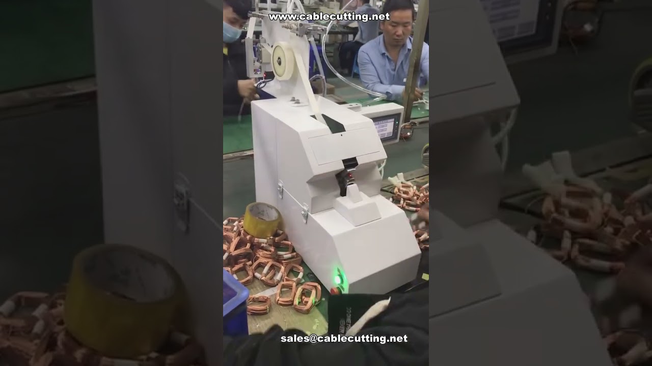 High Speed Coil Wrapping Machine Demo 800 pcs/hr # Automation Equipment