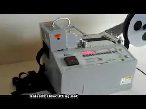 Máquina automática de corte de cinta de cincha con cuchilla caliente